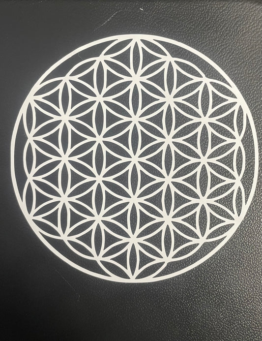 Flower of life 5x5 Vynil window decal