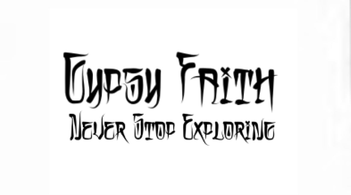 Gypsy Faith Studio wizard pirate logo T- Shirt  “Never Stop Exploring”